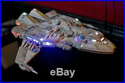 Pro Built LED Lighted withstand Star Trek Voyager MAQUIS ship Movie model