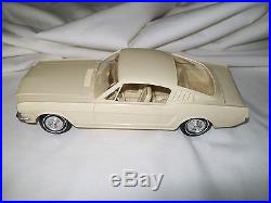 Promo Car 1966 Ford Mustang Fastback by AMT Cream