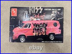 RARE 1977 AMT Kiss Custom Chevy Van Model Kit Sealed Bags Open Box UNBUILT