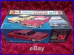 RARE AMT 1960 Chrysler Imperial HARD TOP 3 In 1 Model Kit