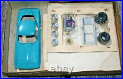 RARE AMT 1965 Corvette Stingray Slot Car Racing Kit 1/25 Complete withEngine NIB