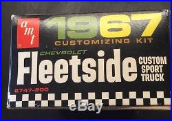 RARE AMT #8747-200 1967 CHEVROLET CHEVY FLEETSIDE CST PICKUP TRUCK VERY NICE
