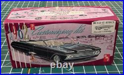 RARE! OG AMT 1962 3n1 CHEVY CONVERTIBLE #149 K712 No Engine Model Kit 1/25 NICE