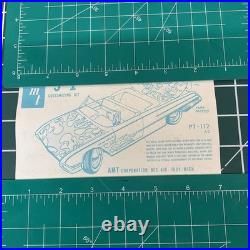 RARE! OG AMT 1962 3n1 CHEVY CONVERTIBLE #149 K712 No Engine Model Kit 1/25 NICE