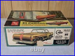RARE ORG 1/25 AMT'65 CHEVELLE EL CAMINO PICKUP CUSTOM CAMPER 8735-200 MIB 60s