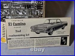 RARE ORG 1/25 AMT'65 CHEVELLE EL CAMINO PICKUP CUSTOM CAMPER 8735-200 MIB 60s RARE ORG 1/25 AMT'65 CHEVELLE EL CAMINO PICKUP CUSTOM CAMPER 8735-200 MIB 60s