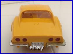 RARE Taxi Cab Yellow 1969 AMT Chevrolet Corvette Promo w Box