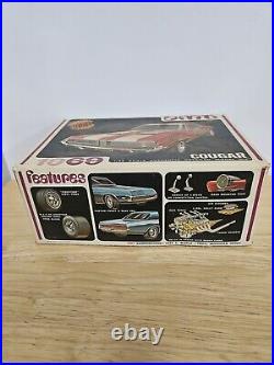 RARE! VINTAGE AMT 1969 COUGAR XR-7 1/25 #908 Started See Photos