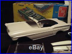 RARE VTG 1958 Chevy Impala 3in1 Model/Kit SMP/AMT USA 7CK MINT A++ Time Capsule