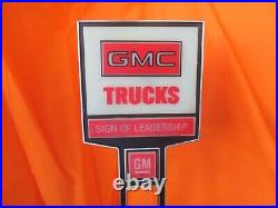 RARE Vintage 1970's GMC Trucks Dealership Promo Desk Sign of Leadership 125