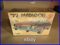 RARE Vintage 1/25 AMT'77 AMC MATADOR T480 NEW OLD STOCK FACTORY SEALED 1970s