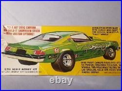RARE Vintage 1/25 AMT NEW for'74 CAMARO SPORT COUPE FACTORY SEALED 1970s MINT