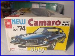RARE Vintage 1/25 AMT NEW for'74 CAMARO SPORT COUPE FACTORY SEALED 1970s MINT