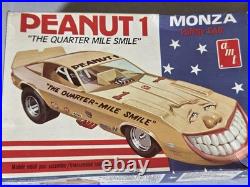 RARE Vintage 1/25 AMT PEANUT 1 MONZA FUNNY CAR #2801 NOS FACTORY SEALED 1970s