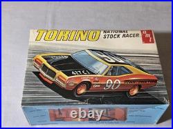 RARE Vintage 1/25 AMT TORINO NATIONAL STOCK RACER T391 NOS COMPLETE 1970s NICE