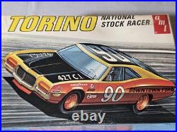 RARE Vintage 1/25 AMT TORINO NATIONAL STOCK RACER T391 NOS COMPLETE 1970s NICE