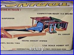 RARE Vintage 1/25 AMT TORINO NATIONAL STOCK RACER T391 NOS COMPLETE 1970s NICE