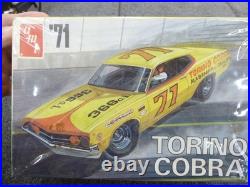 RARE Vintage AMT 1971 Torino Cobra 125 scale Open Box SEALED BAG NICE COMPLETE