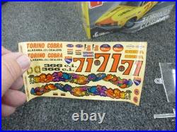 RARE Vintage AMT 1971 Torino Cobra 125 scale Open Box SEALED BAG NICE COMPLETE