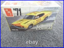 RARE Vintage AMT 1971 Torino Cobra 125 scale Open Box SEALED BAG NICE COMPLETE