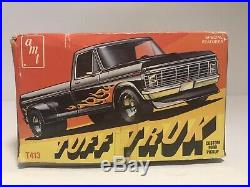 RARE Vintage AMT TUFF TRUK Custom Ford Pickup Truck Model Kit 1/25 Scale T413
