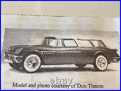 Rare 1954 WALDORF Corvette Nomad Mini Exotics R&D UNIQUE Resin Transkit RDU-2885