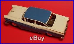 Rare 1957 Ford Custom 300 Friction Promo Car Blue & White Amt