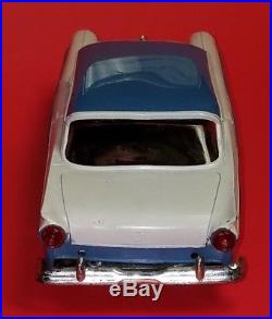 Rare 1957 Ford Custom 300 Friction Promo Car Blue & White Amt