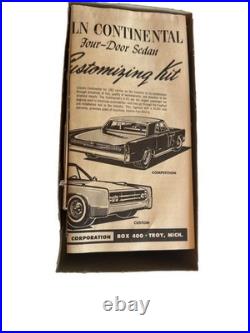 Rare 1962 Hardtop Customizing Kit With Engine AMT Model Corporation 3 In 1 Vi