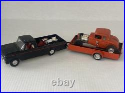 Rare 1963 AMT 3 In 1 Custom Built'63 F100 Truck & Trailer +'32 Ford Hot Rod