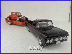 Rare 1963 AMT 3 In 1 Custom Built'63 F100 Truck & Trailer +'32 Ford Hot Rod