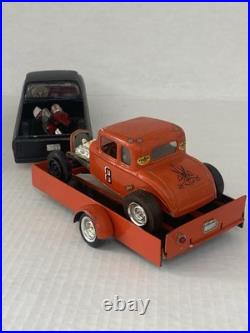 Rare 1963 AMT 3 In 1 Custom Built'63 F100 Truck & Trailer +'32 Ford Hot Rod
