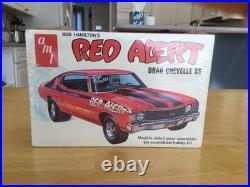 Rare 1970`s Amt Bob Hamilton`s Red Alert Drag Chevelle Ss 1/25 Model Sealed