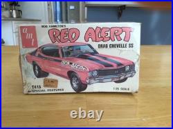 Rare 1970`s Amt Bob Hamilton`s Red Alert Drag Chevelle Ss 1/25 Model Sealed