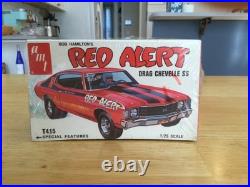 Rare 1970`s Amt Bob Hamilton`s Red Alert Drag Chevelle Ss 1/25 Model Sealed