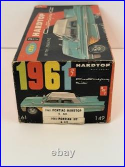 Rare AMT 1961 Pontiac Bonneville Hardtop Annual Kit # K621 Annual 3 In 1
