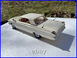 Rare AMT 1962 Mercury Meteor 2 Door Sedan 1/25 Scale Slight Customization