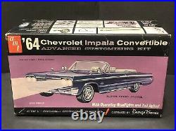 Rare AMT 1964 Chevy Impala Convertible Model Kit With Lights