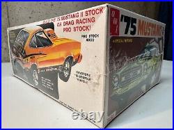 Rare AMT 1975 Ford Mustang 1/25 Scale Model Kit Stock or Street Factory Sealed
