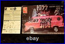 Rare! AMT 1977 Custom Chevy KISS Van Model Kit Unbuilt 1/25