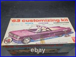 Rare AMT'63 Ford Fairlane Hardtop Customizing Kit Open Box best offer
