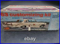 Rare AMT'63 Ford Fairlane Hardtop Customizing Kit Open Box best offer