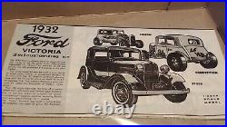 Rare! AMT Elegance Series'32 Ford Victoria Victorian Flat Box Unbuilt