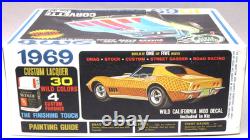 Rare AMT Y912-200 1969 CORVETTE STING RAY 125 model kit mint withbox
