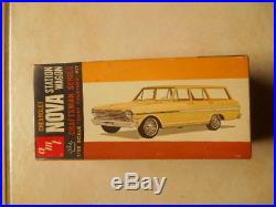 Rare Amt1963 Chevy II Nova Station Wagon Craftsman Kit