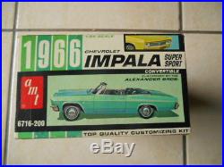 Rare Amt 1966 Chevrolet Impala Convertible Annual