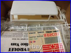 Rare Amt 1/25 Chevy Police & Fire Van From 1970's. Both Original Issues! 2xkits Rare Amt 1/25 Chevy Police & Fire Van From 1970's. Both Original Issues! 2xkits