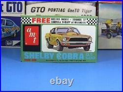 Rare Amt #t296-200 1968 Ford Mustang Shelby Cobra Gt 500 Annual With Record