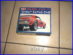 Rare Johan 1968 Oldsmobile 442 Funny Car Flat Box Kit