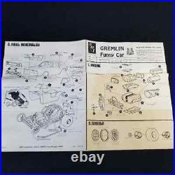 Rare UNASSEBLED 1980s Open Box AMC Gremlin Funny Car, AMT 1/25 Scale Model Kit